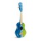 Hape Kid's Wooden 21" Toy Ukulele in Blue/Green for Preschool & Toddler